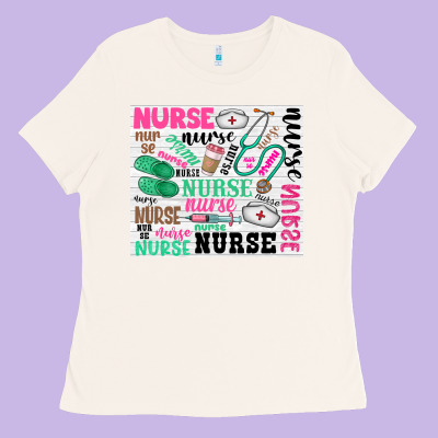 Nurse Ladies Tee Designed By Zillion Design Studio