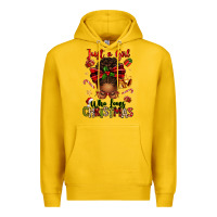 Lemon just a girl who loves christmas afro messy bun Premium Hoodie - texasbilliewilder