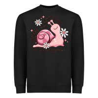 Black snail progress is stil progress Heavyweight Sweatshirt - MaliasSmallBusiness