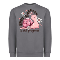 Storm snail progress is stil progress Heavyweight Sweatshirt - MaliasSmallBusiness