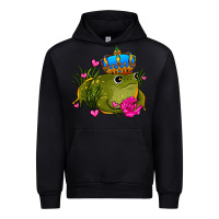 Black valentines day frog prince olivia Urban Hoodie - OliviaCreatesArt