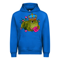 Cobalt valentines day frog prince olivia Urban Hoodie - OliviaCreatesArt