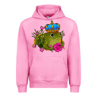 Fuchsia Pink valentines day frog prince olivia Urban Hoodie - OliviaCreatesArt