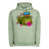 Pigment Oil Green valentines day frog prince olivia Urban Hoodie - OliviaCreatesArt