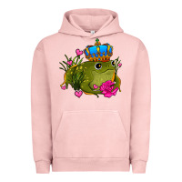 Pigment Salmon valentines day frog prince olivia Urban Hoodie - OliviaCreatesArt