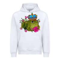 White valentines day frog prince olivia Urban Hoodie - OliviaCreatesArt