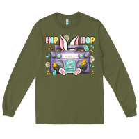 Army Green hip hop easter Long Sleeve Tee - MaliasSmallBusiness