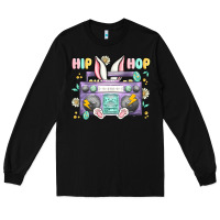 Black hip hop easter Long Sleeve Tee - MaliasSmallBusiness