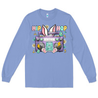 Colony Blue hip hop easter Long Sleeve Tee - MaliasSmallBusiness