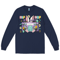 Navy hip hop easter Long Sleeve Tee - MaliasSmallBusiness