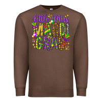 Chestnut Little miss Mardi Gras Premium Sweatshirt - NancyCooperArtShop
