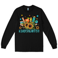 Black kindergarten Long Sleeve Tee - JahusDesignShop