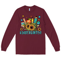 Burgundy kindergarten Long Sleeve Tee - JahusDesignShop