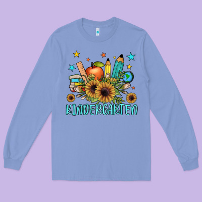 Kindergarten Long Sleeve Tee Designed By Jahusdesignshop