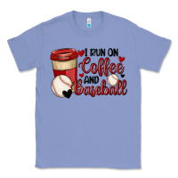Colony Blue i run on coffee and baseball Classic Tee - MaliasSmallBusiness