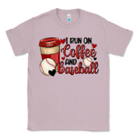 Lilac i run on coffee and baseball Classic Tee - MaliasSmallBusiness