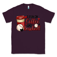 Plum i run on coffee and baseball Classic Tee - MaliasSmallBusiness