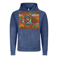 Vintage Denim he is risen gemstone sunflower leopard Vintage Hoodie - Artiststas