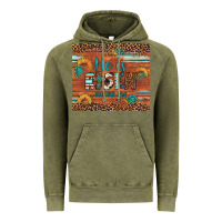 Vintage Olive he is risen gemstone sunflower leopard Vintage Hoodie - Artiststas