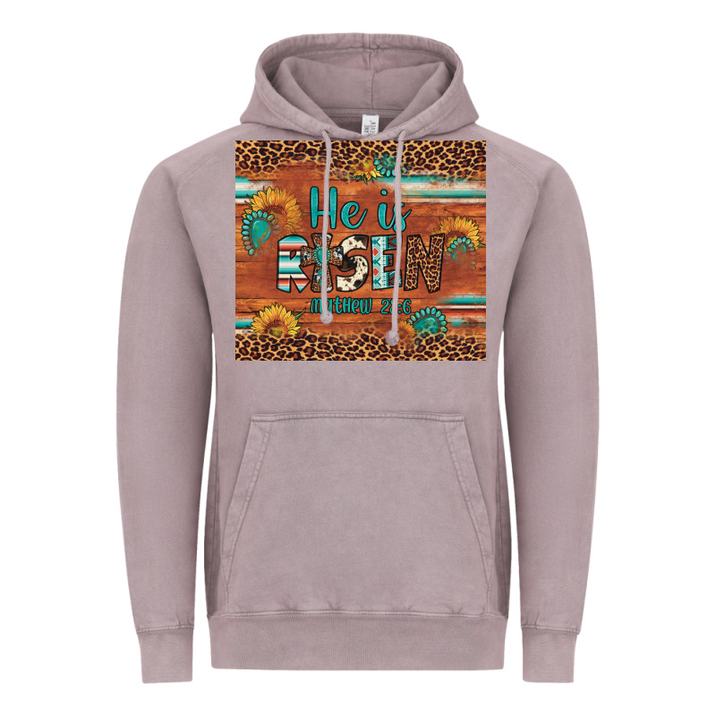 He Is Risen Gemstone Sunflower Leopard Vintage Hoodie by Artiststas | Teevron
