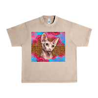 French Oak Western Sphynx Cat Urban Heavy Tee - LillyAllenDesigns
