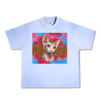 Grape Ice Western Sphynx Cat Urban Heavy Tee - LillyAllenDesigns