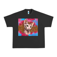 Pigment Black Western Sphynx Cat Urban Heavy Tee - LillyAllenDesigns