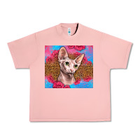 Salmon Western Sphynx Cat Urban Heavy Tee - LillyAllenDesigns