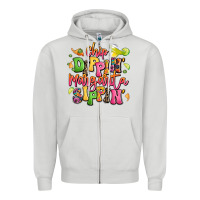 Dove Grey chip dippin' margarita sippin' Zipper Hoodie - LillyAllenDesigns
