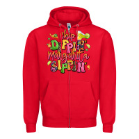 Red chip dippin' margarita sippin' Zipper Hoodie - LillyAllenDesigns