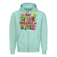 Seafoam chip dippin' margarita sippin' Zipper Hoodie - LillyAllenDesigns