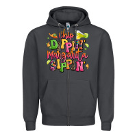 Smoke chip dippin' margarita sippin' Zipper Hoodie - LillyAllenDesigns