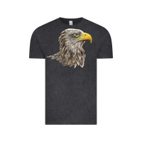 Vintage Black American White Sea Eagle Head Vintage Tee - LillyAllenDesigns
