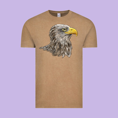 American White Sea Eagle Head Vintage Tee Designed By Lillyallendesigns