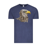 Vintage Denim American White Sea Eagle Head Vintage Tee - LillyAllenDesigns