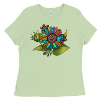 Matcha western sunflower Ladies Tee - JahusDesignShop