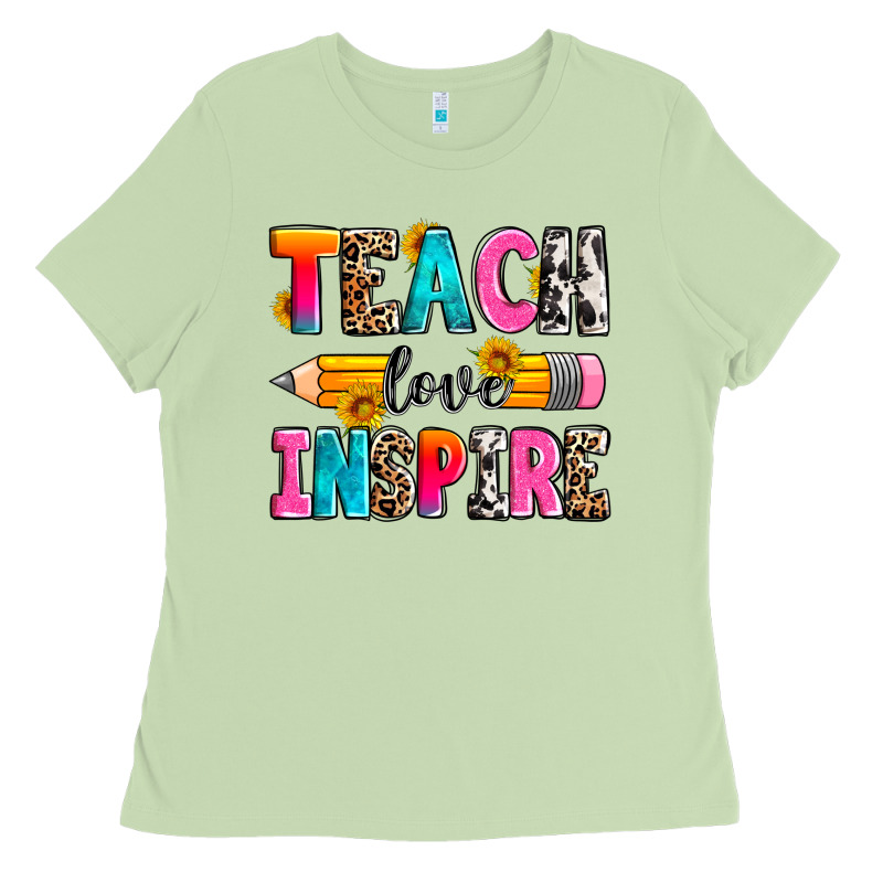 Teach Love Inspire Ladies Tee by Zillion Design Studio | Teevron