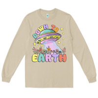 Mushroom down to earth Long Sleeve Tee - MaliasSmallBusiness