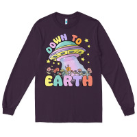 Plum down to earth Long Sleeve Tee - MaliasSmallBusiness