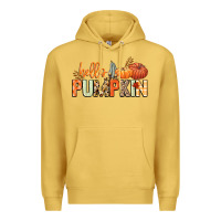 Antique Gold Hello pumpkin Premium Hoodie - NancyCooperArtShop