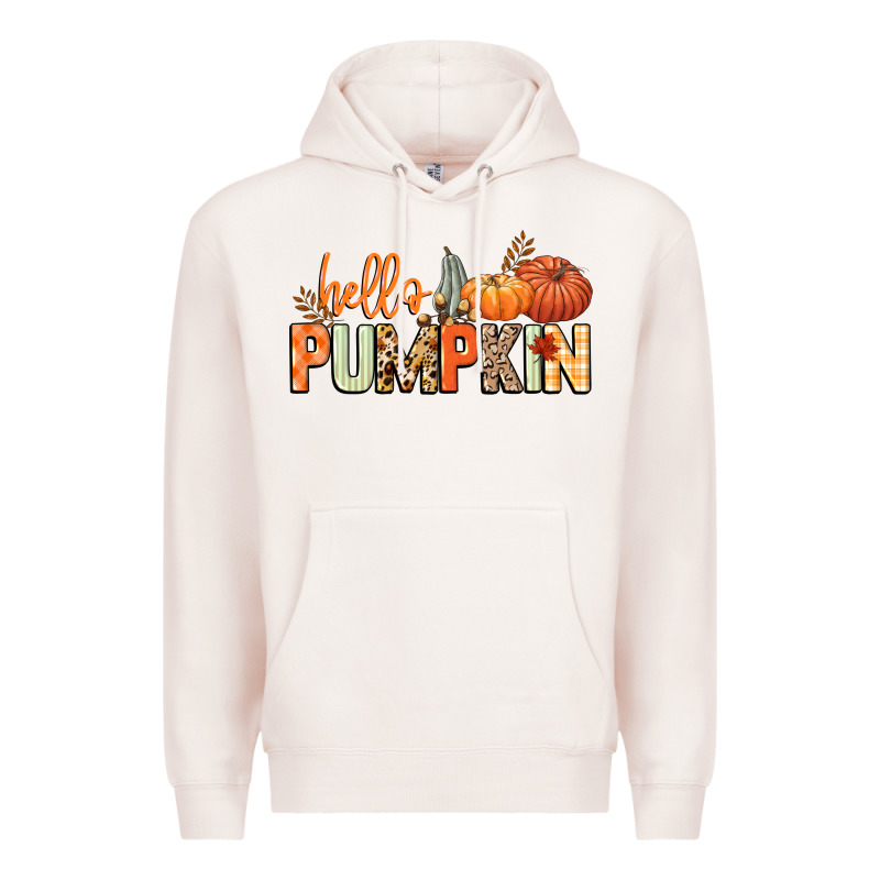 Hello Pumpkin Premium Hoodie by NancyCooperArtShop | Teevron