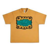 Peanut Butter sunflower background Urban Heavy Tee - BarkalooDesign