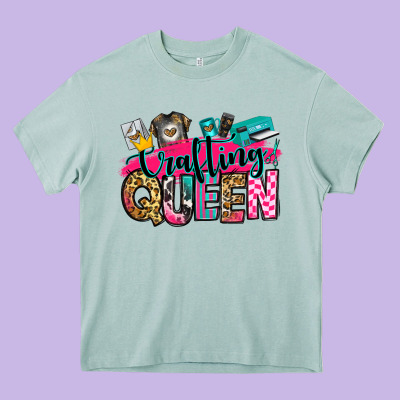 Crafting Queen Heavy Core Tee Designed By Zillion Design Studio