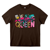Chocolate Brown crafting queen Heavy Core Tee - Zillion Design Studio