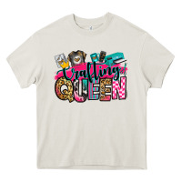 Cream crafting queen Heavy Core Tee - Zillion Design Studio