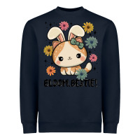 Bloom Bestie Cat Heavyweight Sweatshirt | Teevron