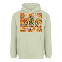 Matcha fall with gnomes Heavyweight Hoodie - texasbilliewilder