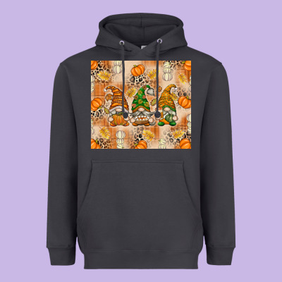 Fall With Gnomes Heavyweight Hoodie Designed By Texasbilliewilder