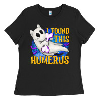 Black I Found This Humerus Ladies Tee - texasbilliewilder