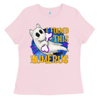 Bubblegum Pink I Found This Humerus Ladies Tee - texasbilliewilder